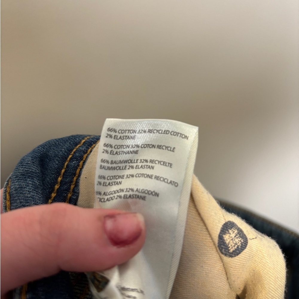 Pilcro and the Letterpress Blue Distressed Boyfriend Jeans - Picture 9 of 9